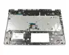 925477-041 Original HP Tastatur inkl. Topcase DE (deutsch) silber/silber mit Backlight