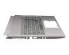 957-17G12E-C23 Original MSI Tastatur inkl. Topcase DE (deutsch) schwarz/silber mit Backlight