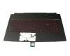 9Z.NCXBN.10D Original MSI Tastatur inkl. Topcase DE (deutsch) schwarz/rot/schwarz mit Backlight
