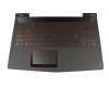 9Z.NDKBN.D0G Original Darfon Tastatur inkl. Topcase DE (deutsch) schwarz/schwarz mit Backlight