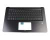9Z.NDXBQ.80G Original Darfon Tastatur inkl. Topcase DE (deutsch) schwarz/schwarz mit Backlight