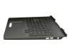 9Z.NEBBQ.10G Original Darfon Tastatur inkl. Topcase DE (deutsch) schwarz/schwarz mit Backlight