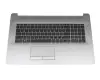 9Z.NEZBV.50G Original Darfon Tastatur inkl. Topcase DE (deutsch) schwarz/silber mit Backlight mit ODD
