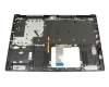 ACM16P66D0 Original Acer Tastatur inkl. Topcase DE (deutsch) schwarz/silber mit Backlight