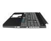 ACM18K5/6D0 Original Acer Tastatur inkl. Topcase DE (deutsch) schwarz/schwarz mit Backlight