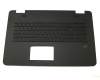 AEBK3G02010 Original Quanta Tastatur inkl. Topcase DE (deutsch) schwarz/schwarz mit Backlight