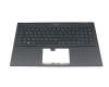 AEUJ7G00010 Original Quanta Tastatur inkl. Topcase DE (deutsch) anthrazit/grau mit Backlight