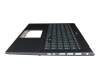 AEUJ7G00010 Original Quanta Tastatur inkl. Topcase DE (deutsch) anthrazit/grau mit Backlight
