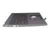 AEZBUG00010 Original Acer Tastatur inkl. Topcase DE (deutsch) dunkelgrau/grau