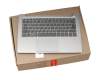 AM171000290 Original Lenovo Tastatur inkl. Topcase DE (deutsch) grau/silber mit Backlight (fingerprint)