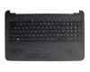 AM1EM000310-KFC1 Original HP Tastatur inkl. Topcase DE (deutsch) schwarz/schwarz