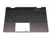 AM2UU000650 Original HP Tastatur inkl. Topcase DE (deutsch) schwarz/schwarz mit Backlight (Nightfall Black)