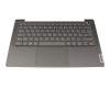 AM2UZ000C10 Original Lenovo Tastatur inkl. Topcase DE (deutsch) dunkelgrau/grau mit Backlight