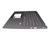 AM3KD000800-SSH3 Original Acer Tastatur inkl. Topcase DE (deutsch) grau/grau mit Backlight