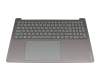 AM3NC000400 Original Lenovo Tastatur inkl. Topcase DE (deutsch) grau/grau mit Backlight