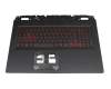 AM3SZ000300-SSH3 Original Acer Tastatur inkl. Topcase DE (deutsch) schwarz/schwarz mit Backlight