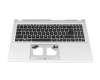 AM3UI000500 Original Acer Tastatur inkl. Topcase DE (deutsch) schwarz/silber
