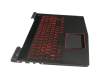 AP15P000200 Original Lenovo Tastatur inkl. Topcase DE (deutsch) schwarz/schwarz mit Backlight