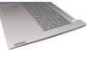 AP1JX000400AYL Original Lenovo Tastatur inkl. Topcase DE (deutsch) grau/silber (Fingerprint)