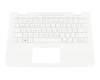AP1U4000390 Original HP Tastatur inkl. Topcase DE (deutsch) weiß/weiß