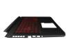AP3BH000220-HA25 Original Acer Tastatur inkl. Topcase CH (schweiz) schwarz/rot/schwarz mit Backlight