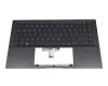 ASM19G56D0J9205 Original Asus Tastatur inkl. Topcase DE (deutsch) schwarz/anthrazit mit Backlight