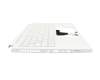 Acer ConceptD 3 (CC314-72) Original Tastatur inkl. Topcase DE (deutsch) weiß/weiß mit Backlight (mit Stiftfach)