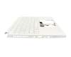 Acer ConceptD 3 (CN314-72) Original Tastatur inkl. Topcase DE (deutsch) weiß/weiß mit Backlight (ohne Stiftfach)
