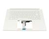 Acer ConceptD 3 Ezel (CC315-73G) Original Tastatur inkl. Topcase DE (deutsch) weiß/weiß mit Backlight