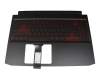 Acer Nitro 7 (AN715-51) Original Tastatur inkl. Topcase DE (deutsch) schwarz/schwarz mit Backlight