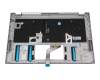 Acer RS (AP714-51T) Original Tastatur inkl. Topcase DE (deutsch) silber/silber mit Backlight