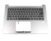 Acer Swift 3 (SF314-41) Original Tastatur inkl. Topcase DE (deutsch) schwarz/silber mit Backlight