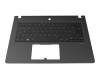 Acer TravelMate P6 (TMP614-51-G2) Original Tastatur inkl. Topcase DE (deutsch) schwarz/schwarz mit Backlight