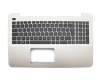 Asus 0KNB0-610MGE00 Tastatur (DE) inkl. Topcase (silber)