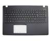 Asus A550LA Original Tastatur inkl. Topcase IT (italienisch) schwarz/schwarz