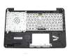 Asus A555DG Original Tastatur inkl. Topcase DE (deutsch) schwarz/silber