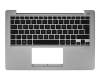 Asus F201E Original Tastatur inkl. Topcase DE (deutsch) schwarz/silber