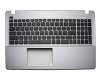 Asus F550CA Original Tastatur inkl. Topcase US (englisch) schwarz/grau