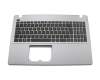 Asus F552EA Original Tastatur inkl. Topcase SP (spanisch) schwarz/grau