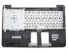 Asus F555LP Original Tastatur inkl. Topcase FR (französisch) schwarz/silber