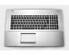 Asus F750LB Original Tastatur inkl. Topcase IT (italienisch) schwarz/silber
