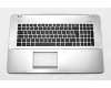 Asus F750LN Original Tastatur inkl. Topcase FR (französisch) schwarz/silber