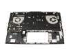 Asus FX507VU Original Tastatur inkl. Topcase DE (deutsch) grau/grau mit Backlight