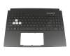 Asus FX517ZE Original Tastatur inkl. Topcase US (englisch) schwarz/transparent/schwarz mit Backlight