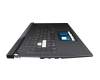 Asus G713IC Original Tastatur inkl. Topcase DE (deutsch) schwarz/grau mit Backlight