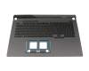 Asus G713PU Original Tastatur inkl. Topcase DE (deutsch) schwarz/grau mit Backlight (RGB PerKey)