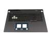 Asus G713RW Original Tastatur inkl. Topcase DE (deutsch) schwarz/transparent/schwarz mit Backlight (RGB 4-Zone)