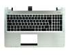 Asus K56CB Original Tastatur inkl. Topcase DE (deutsch) schwarz/silber