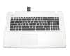 Asus K751LB Original Tastatur inkl. Topcase DE (deutsch) schwarz/silber