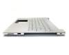 Asus N550JX Original Tastatur inkl. Topcase FR (französisch) silber/silber mit Backlight